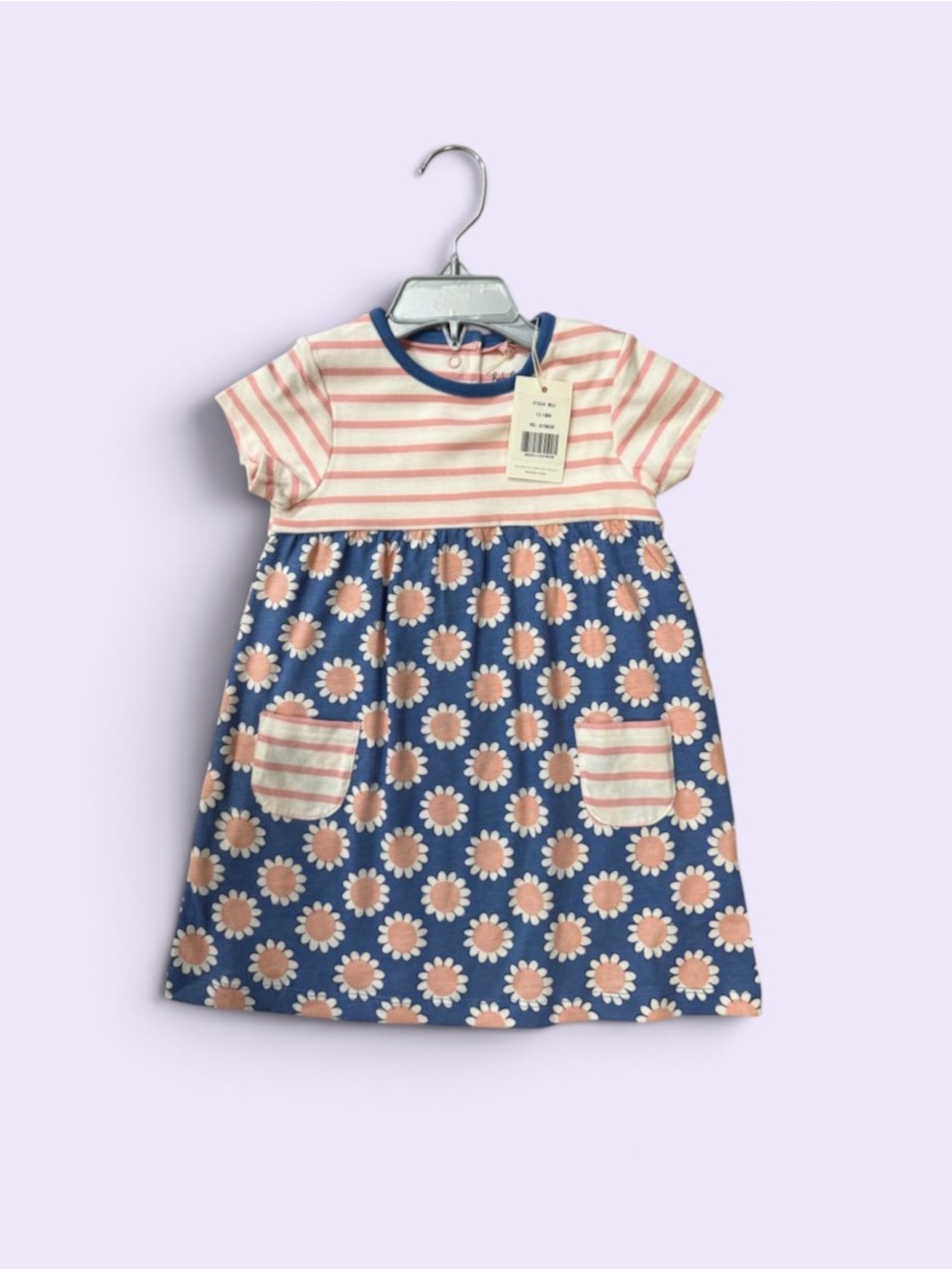 NWT Baby Boden Girls Dress Bloomers 12-18 Months